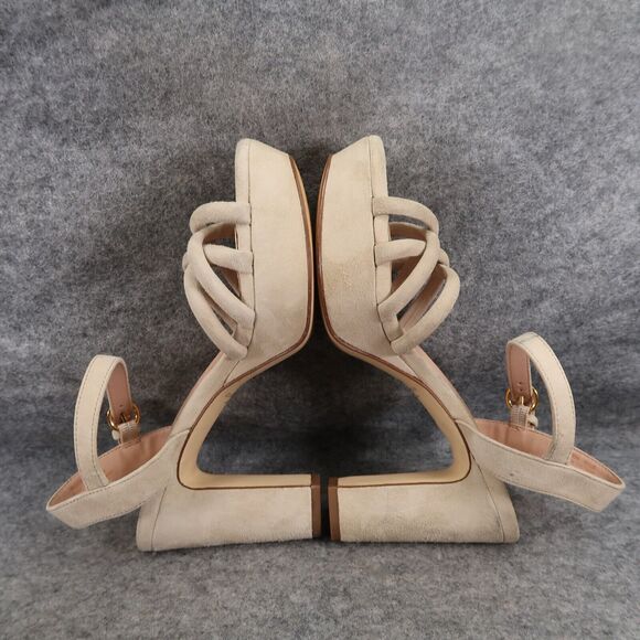 Cole Haan Shoes Womens 5.5 Sandal Pumps Platform Leather Ankle Strap Open Toe - Picture 11 of 16